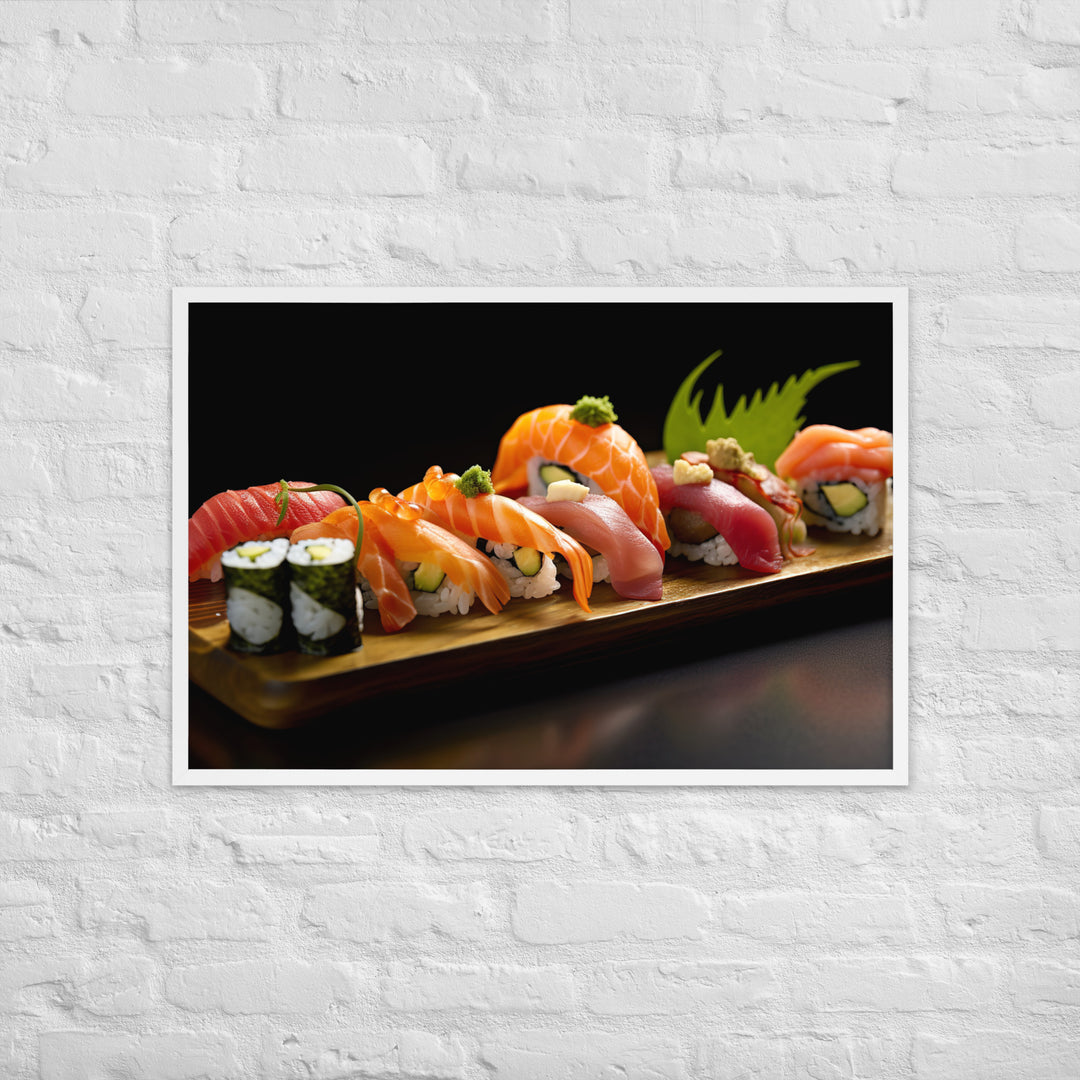 Sushi Framed poster 🤤 from Yumify.AI