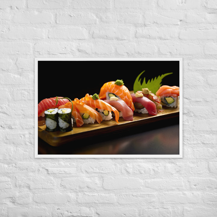 Sushi Framed poster 🤤 from Yumify.AI