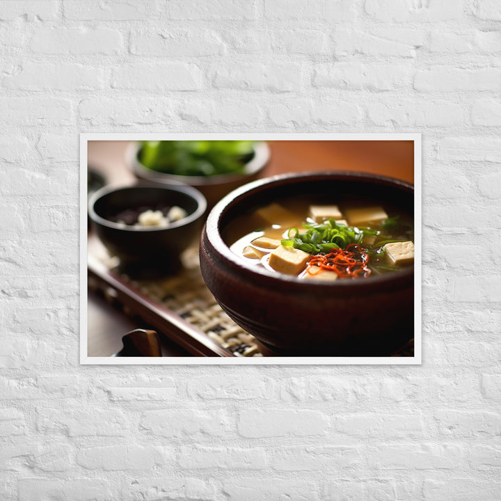 Miso Soup Framed poster 🤤 from Yumify.AI