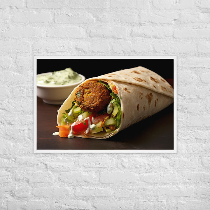 Falafel Shawarma Framed poster 🤤 from Yumify.AI