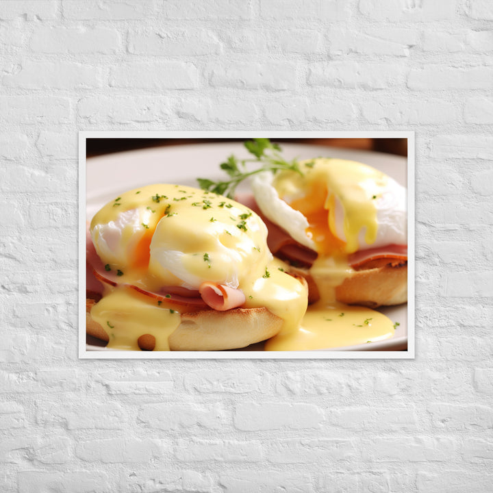 Classic Eggs Benedict Framed poster 🤤 from Yumify.AI