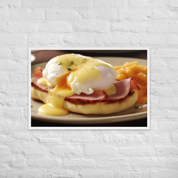 Classic Eggs Benedict Framed poster 🤤 from Yumify.AI