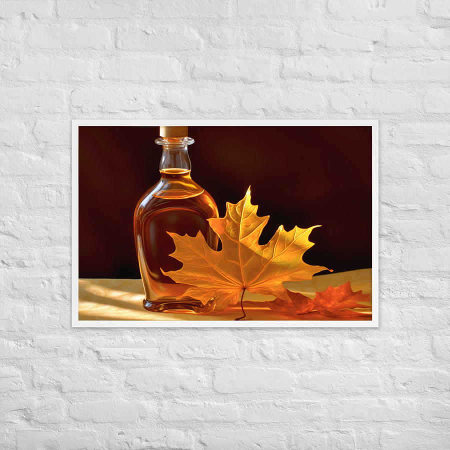 Maple Syrup Framed poster 🤤 from Yumify.AI