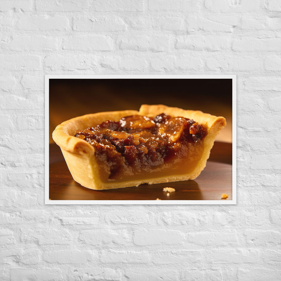 Butter Tart Framed poster 🤤 from Yumify.AI