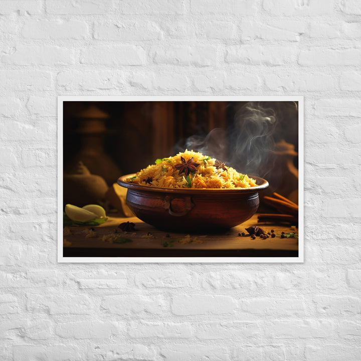 Pilau Framed poster 🤤 from Yumify.AI