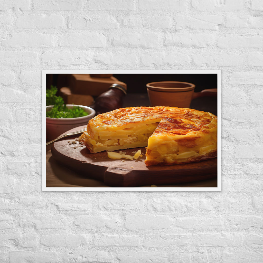 Tortilla Espaola Framed poster 🤤 from Yumify.AI