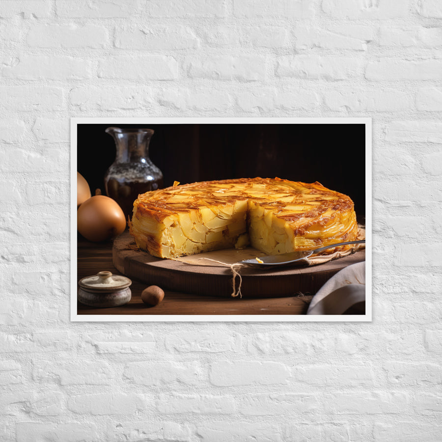 Tortilla Espaola Framed poster 🤤 from Yumify.AI