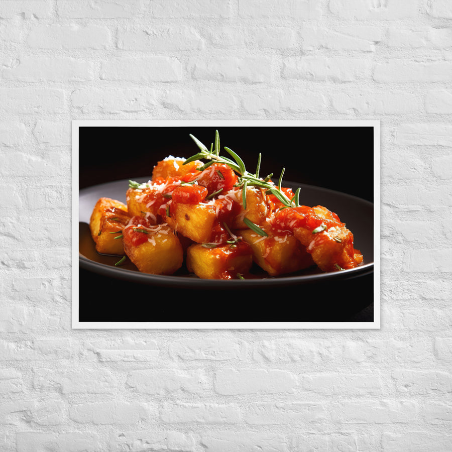Patatas Bravas Framed poster 🤤 from Yumify.AI