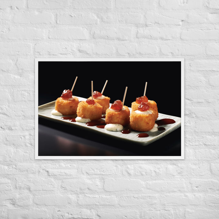 Jamn Serrano Croquettes Framed poster 🤤 from Yumify.AI