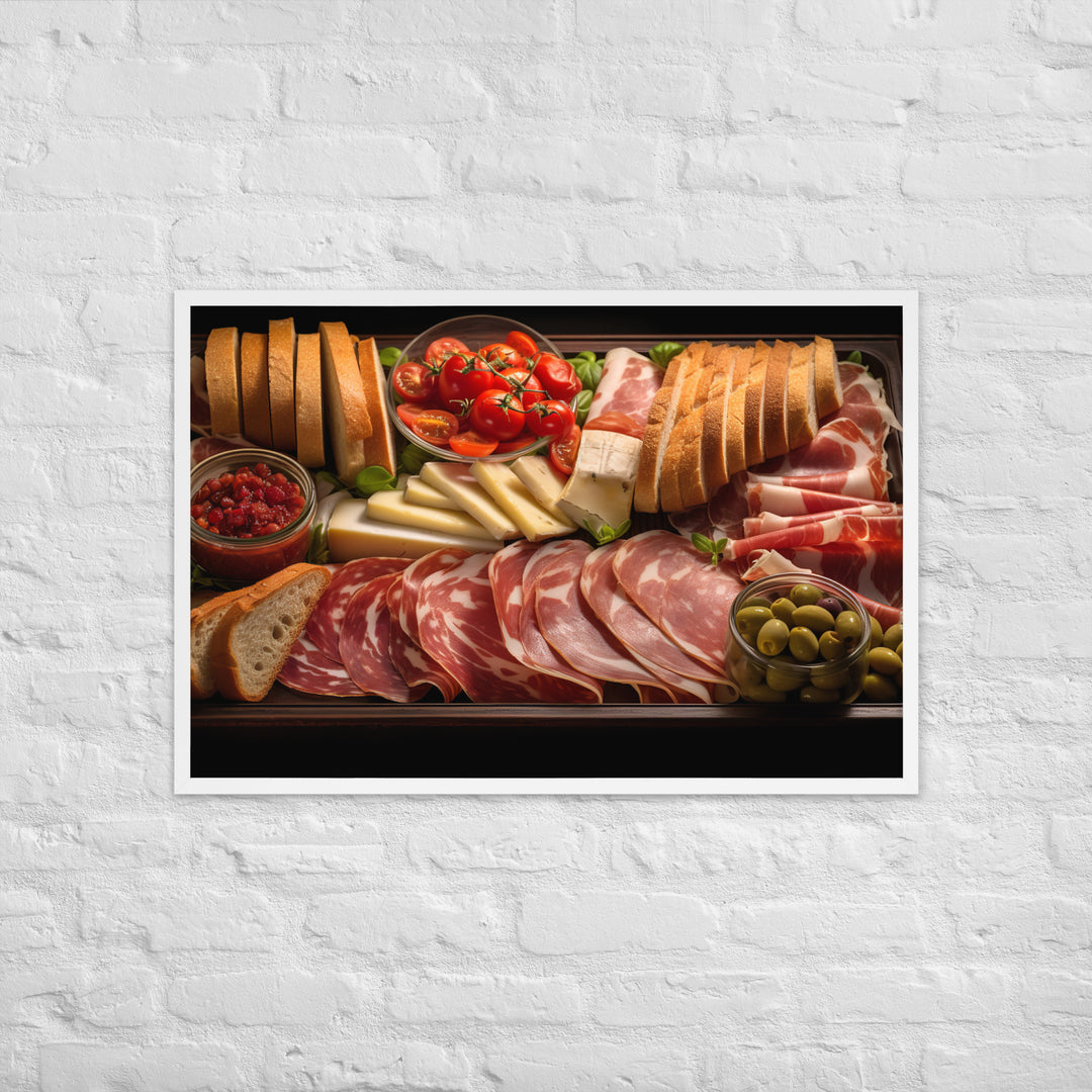 Jamn Ibrico Platter Framed poster 🤤 from Yumify.AI