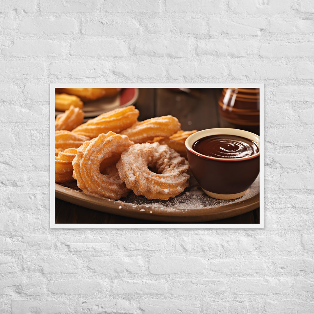 Churros Framed poster 🤤 from Yumify.AI