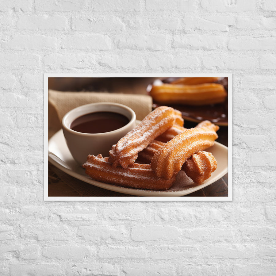 Churros Framed poster 🤤 from Yumify.AI