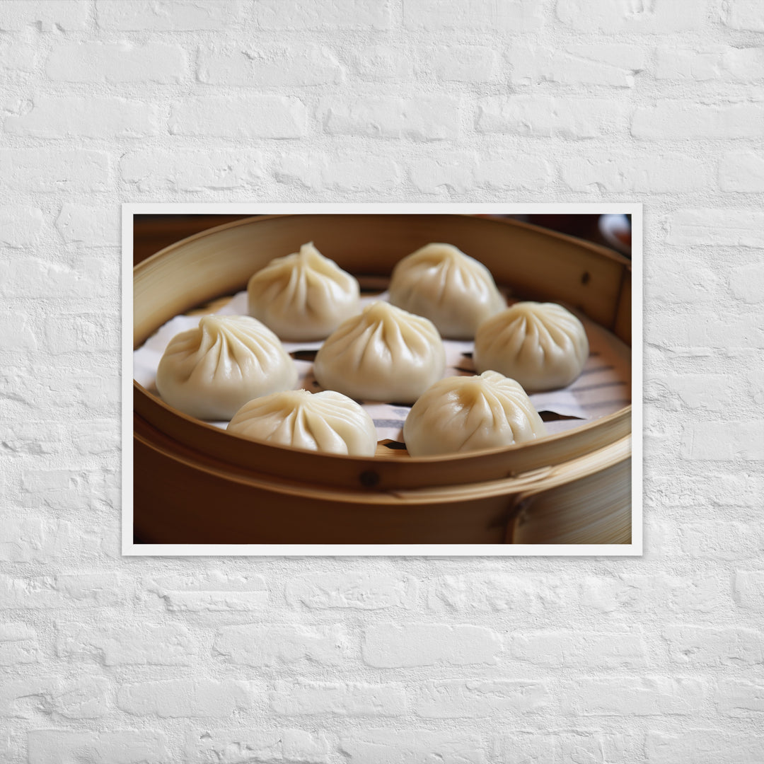 Xiaolongbao Framed poster 🤤 from Yumify.AI