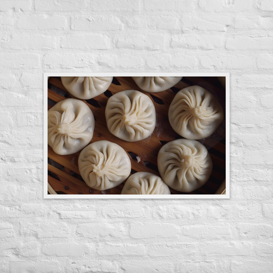 Xiaolongbao Framed poster 🤤 from Yumify.AI