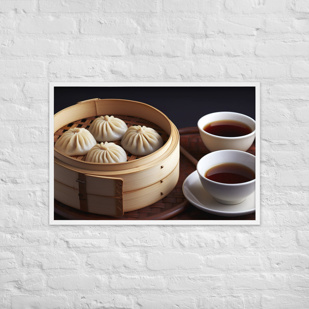 Xiaolongbao Framed poster 🤤 from Yumify.AI