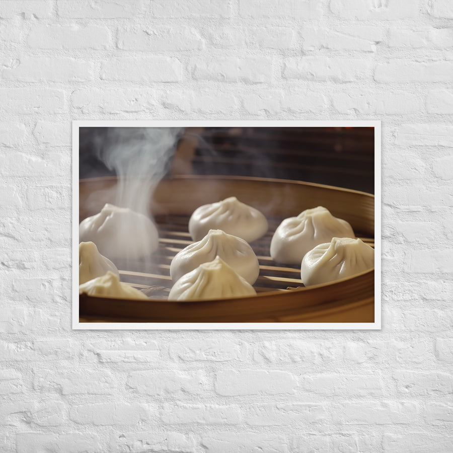 Xiaolongbao Framed poster 🤤 from Yumify.AI