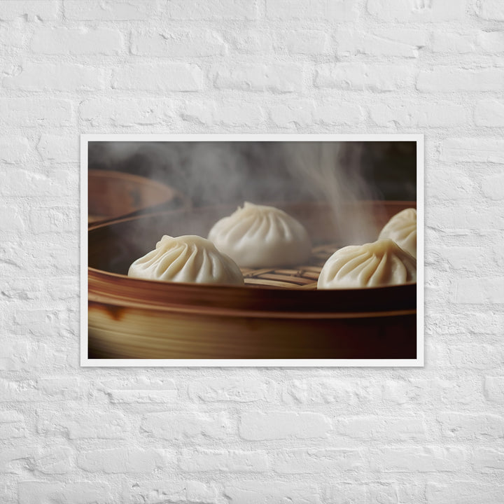 Xiaolongbao Framed poster 🤤 from Yumify.AI