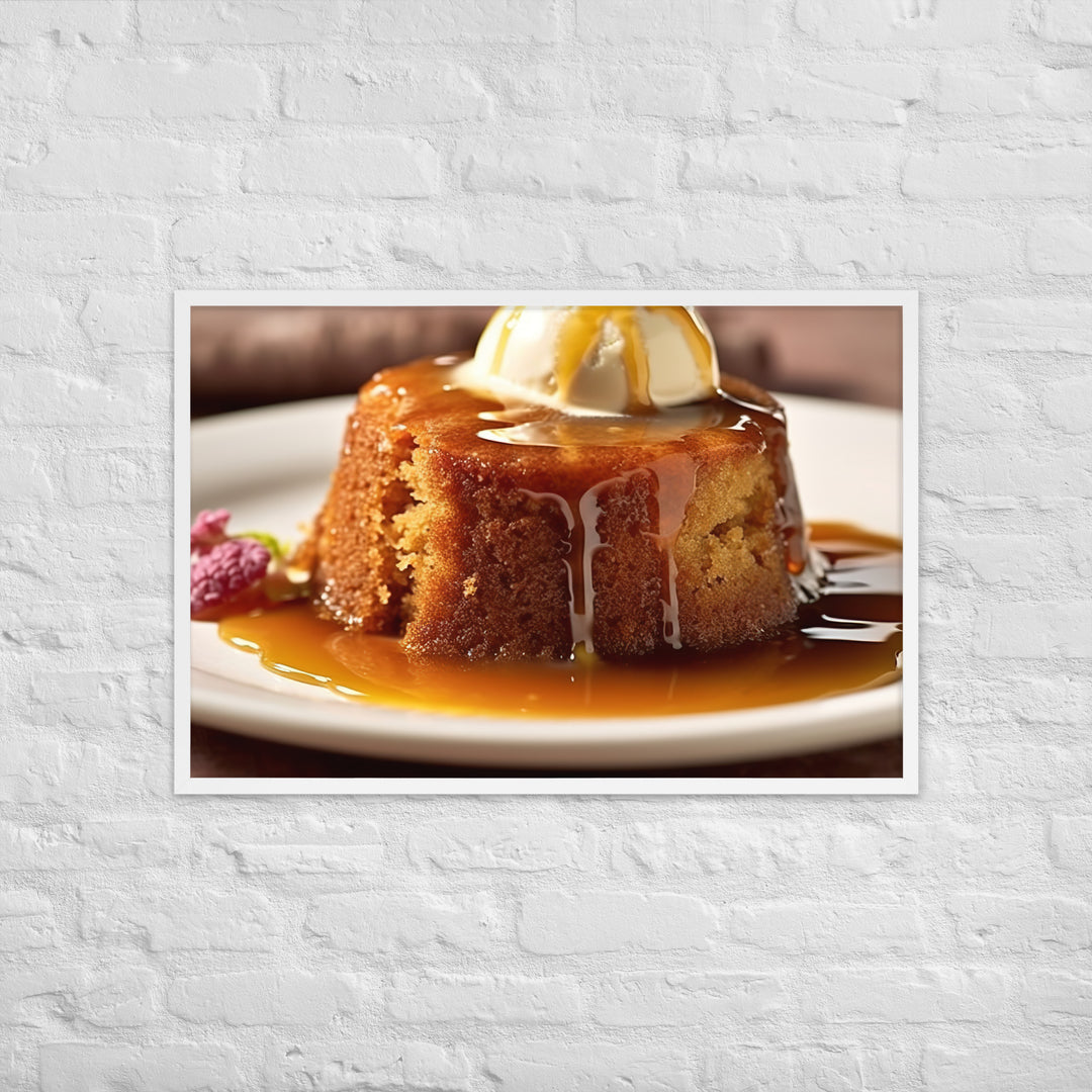 Malva Pudding Framed poster 🤤 from Yumify.AI