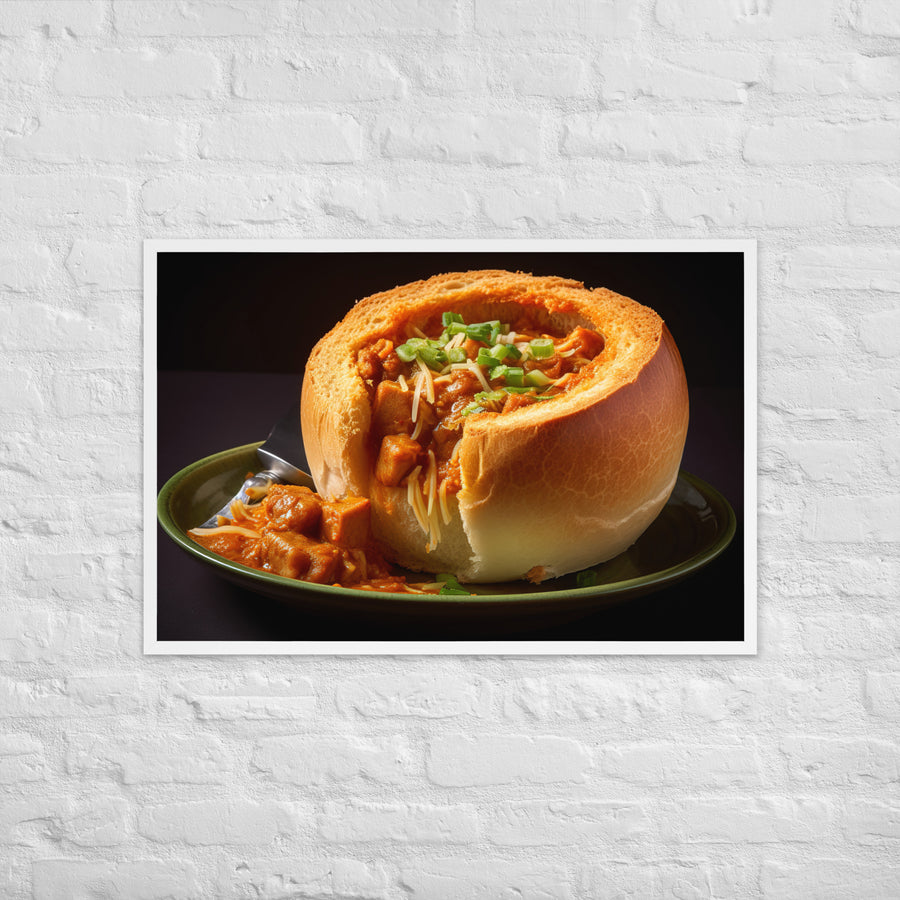 Bunny Chow Framed poster 🤤 from Yumify.AI