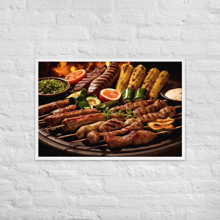 Braai Framed poster 🤤 from Yumify.AI