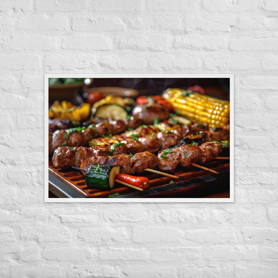 Braai Framed poster 🤤 from Yumify.AI