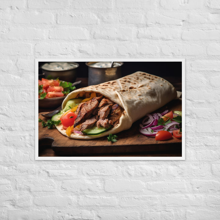 Shawarma Framed poster 🤤 from Yumify.AI