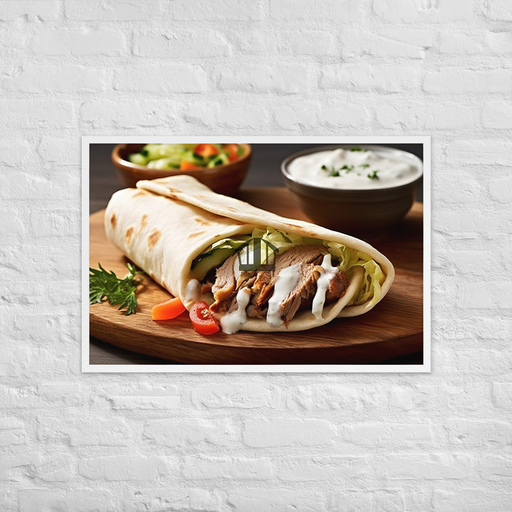 Shawarma Framed poster 🤤 from Yumify.AI