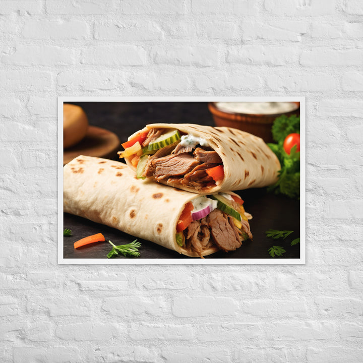 Shawarma Framed poster 🤤 from Yumify.AI