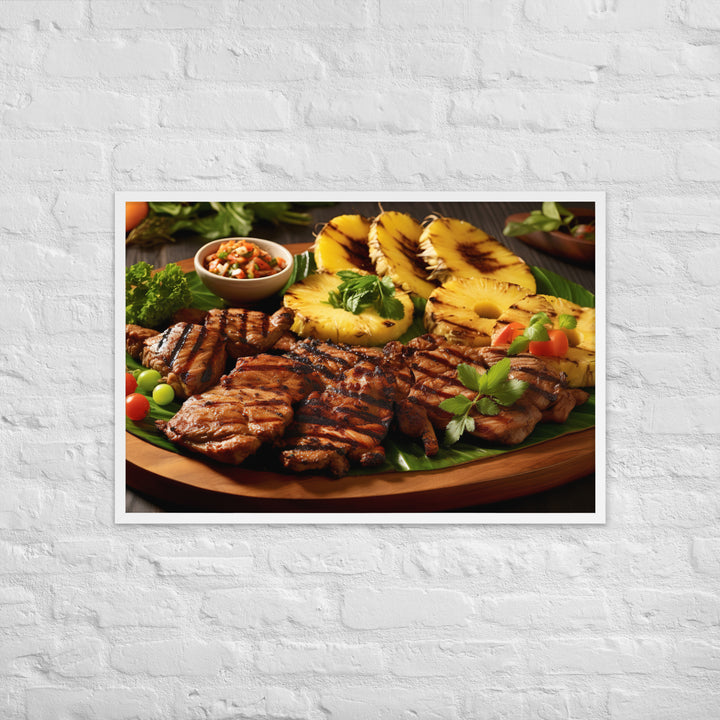 Fijian style BBQ Framed poster 🤤 from Yumify.AI