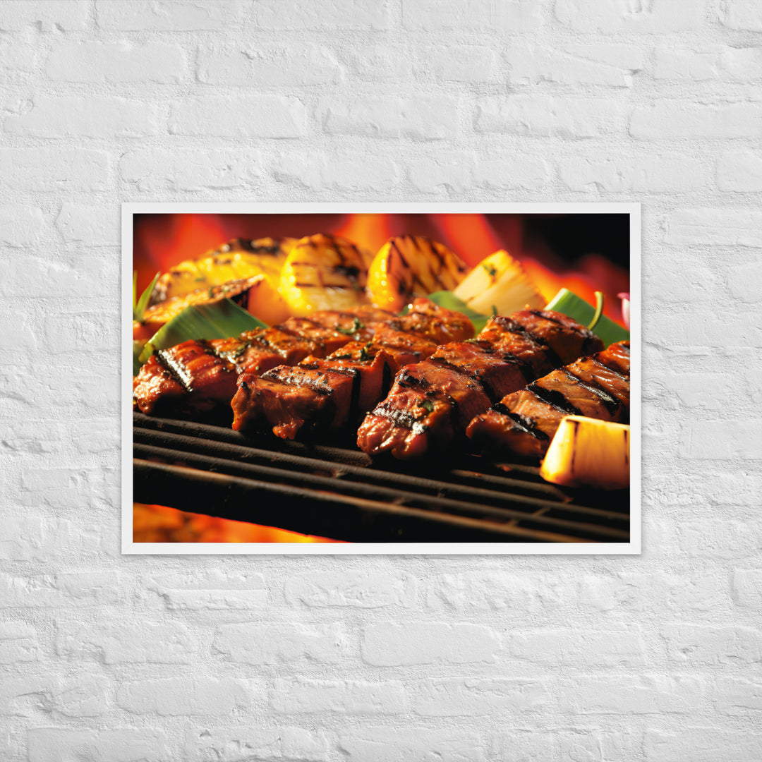 Fijian style BBQ Framed poster 🤤 from Yumify.AI