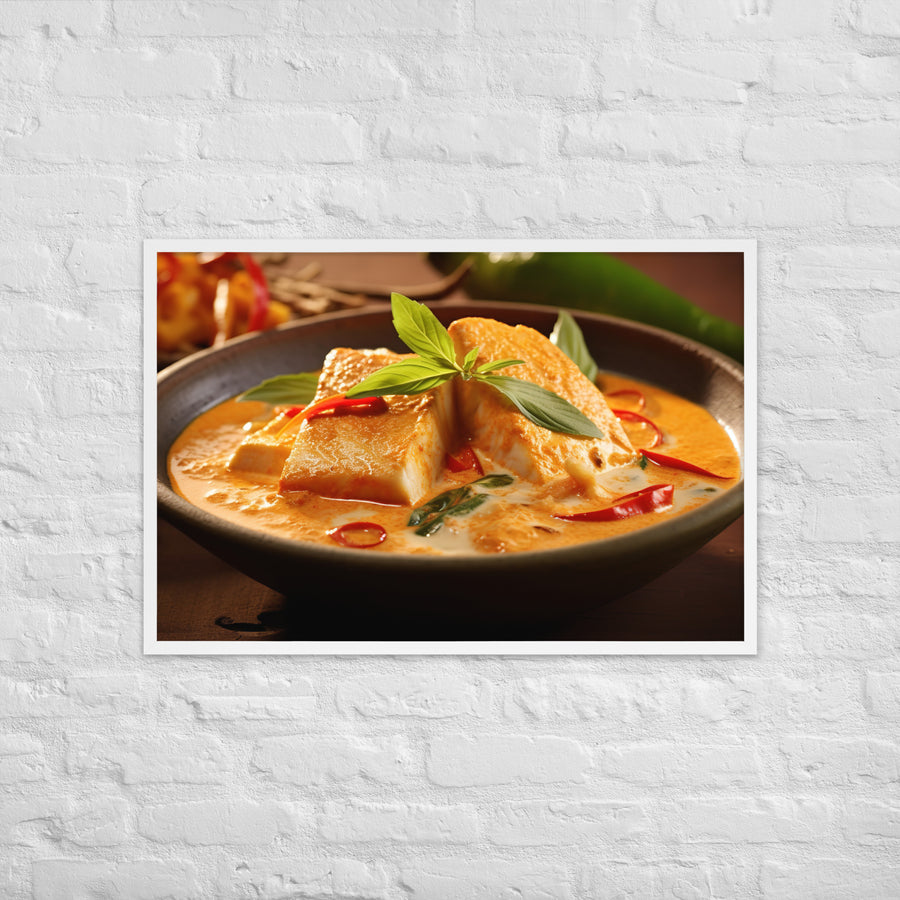 Fijian Fish Curry Framed poster 🤤 from Yumify.AI