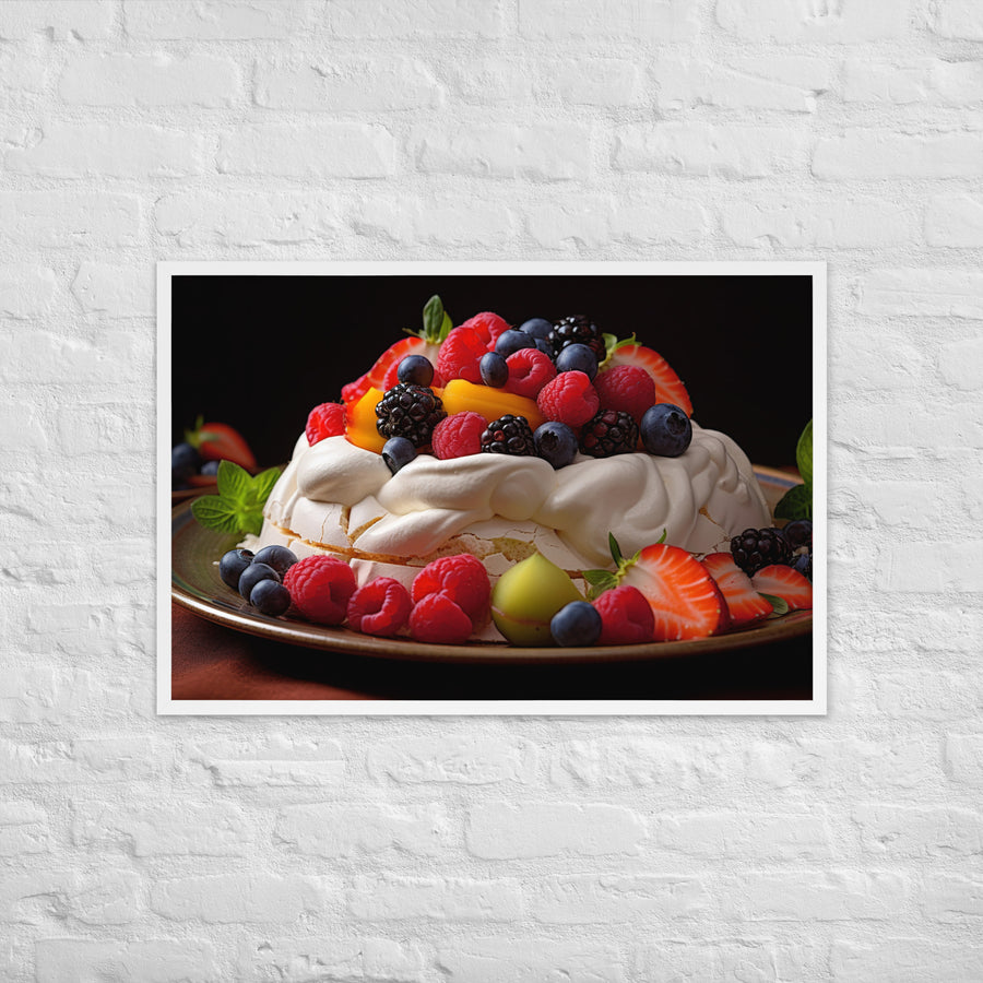 Pavlova Framed poster 🤤 from Yumify.AI