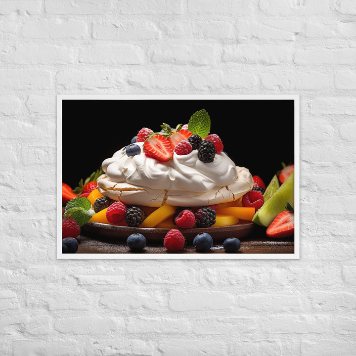 Pavlova Framed poster 🤤 from Yumify.AI