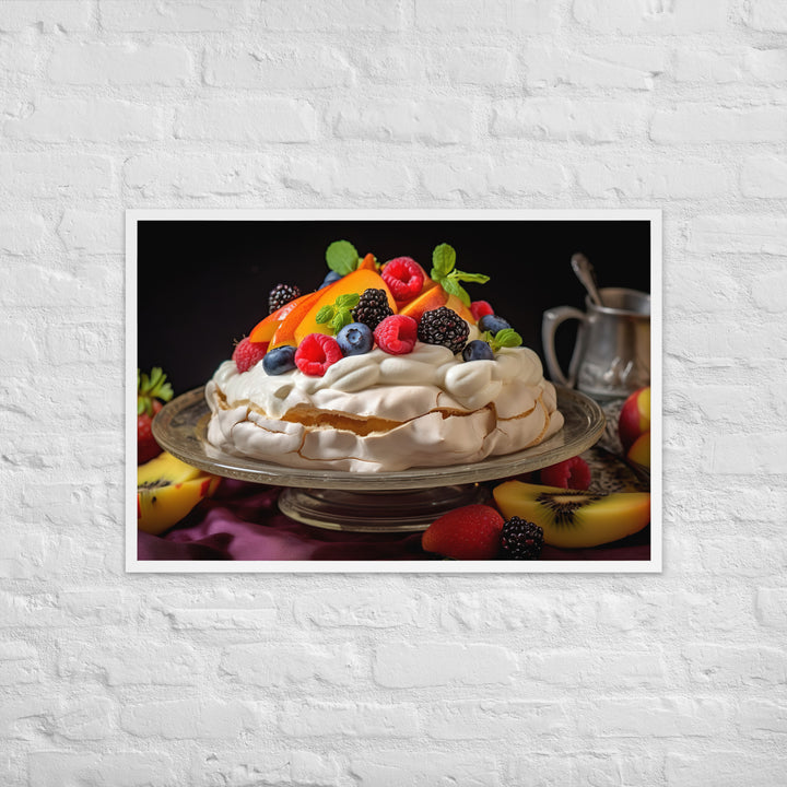 Pavlova Framed poster 🤤 from Yumify.AI