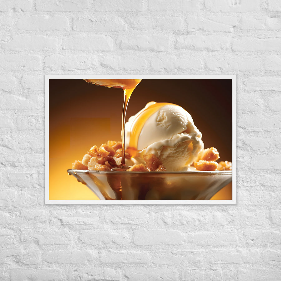 Hokey Pokey Ice Cream Framed poster 🤤 from Yumify.AI