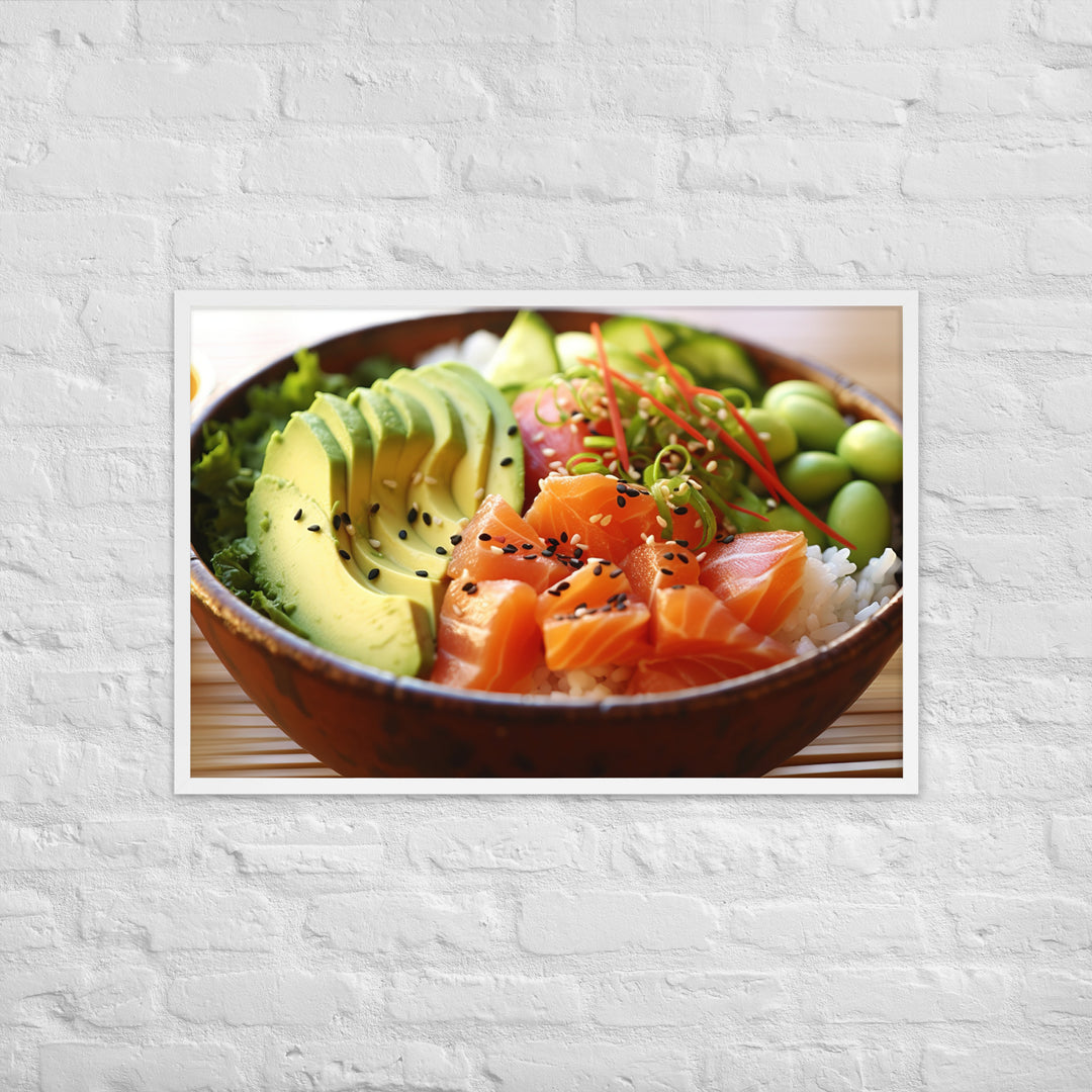 Poke Bowl Framed poster 🤤 from Yumify.AI