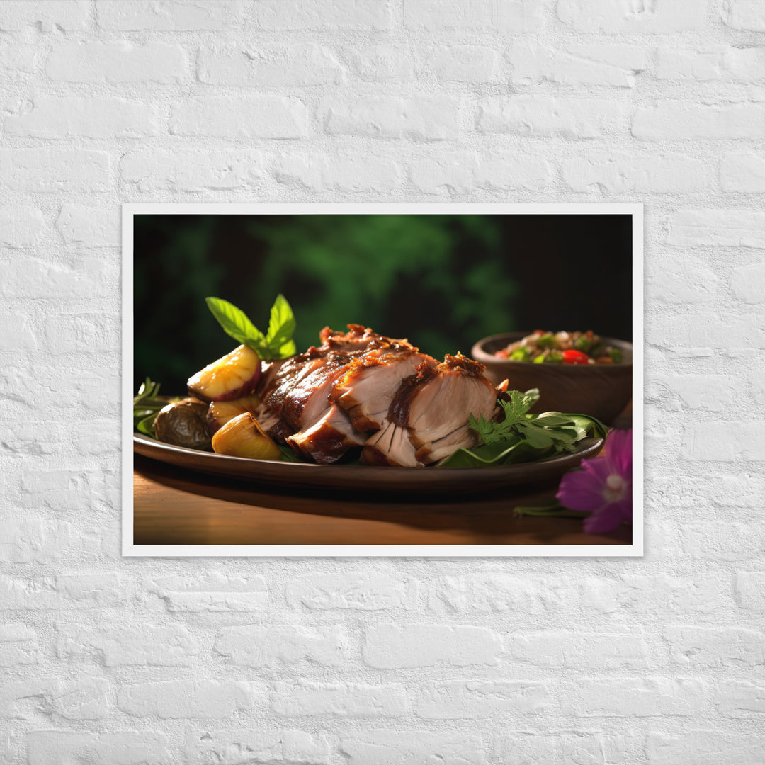 Kalua Pork Framed poster 🤤 from Yumify.AI