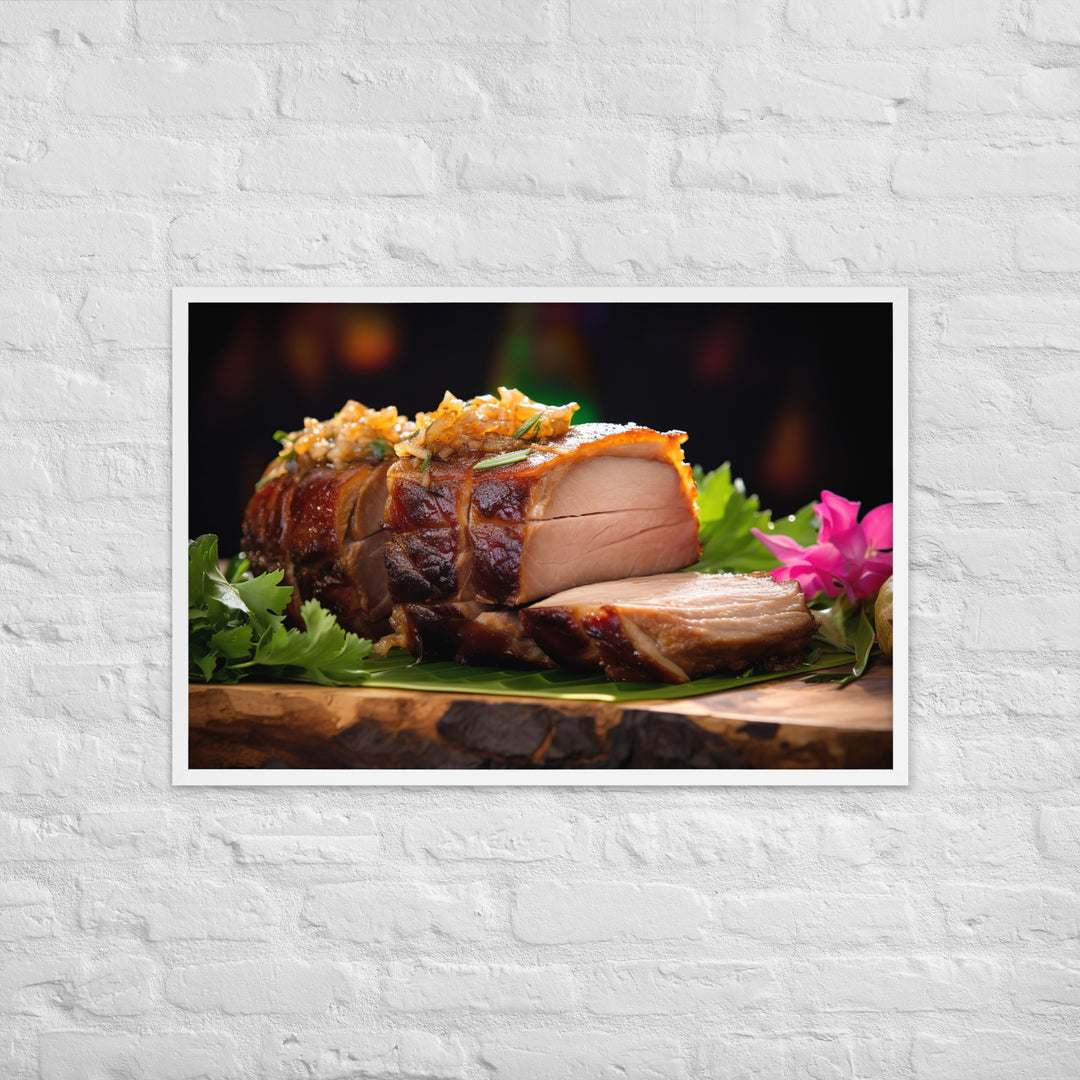 Kalua Pork Framed poster 🤤 from Yumify.AI