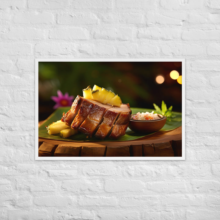 Kalua Pork Framed poster 🤤 from Yumify.AI