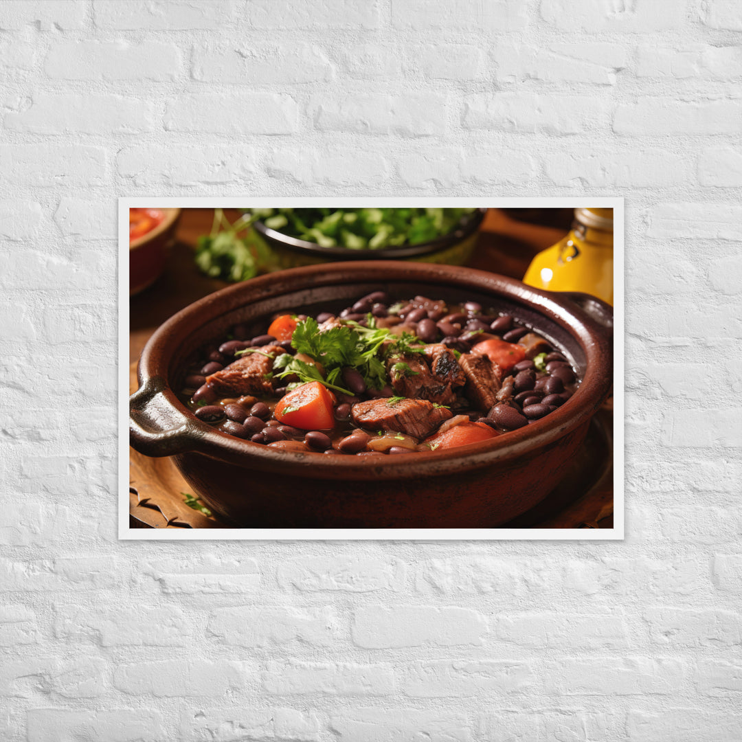 Feijoada Framed poster 🤤 from Yumify.AI