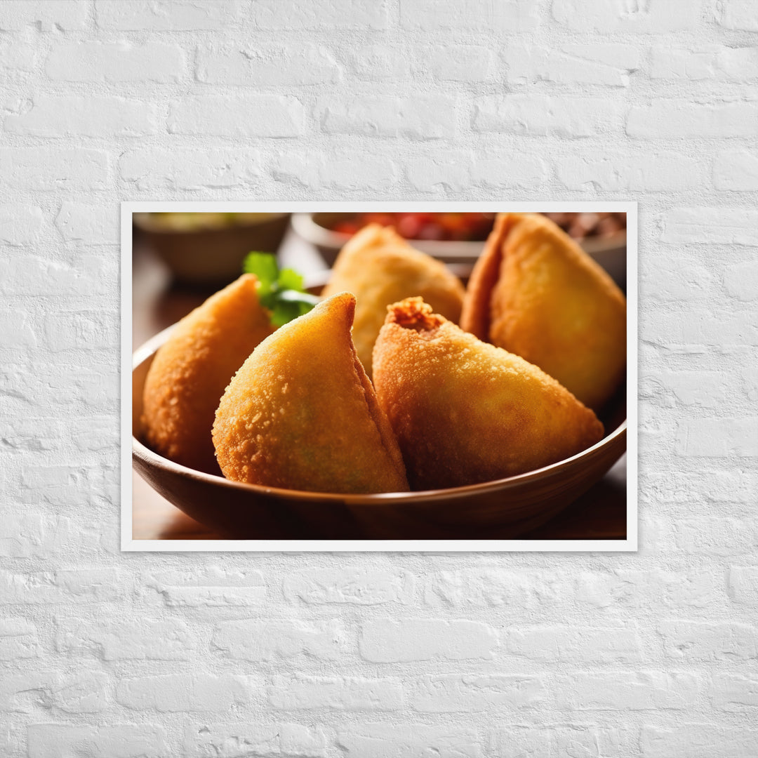 Coxinha Framed poster 🤤 from Yumify.AI