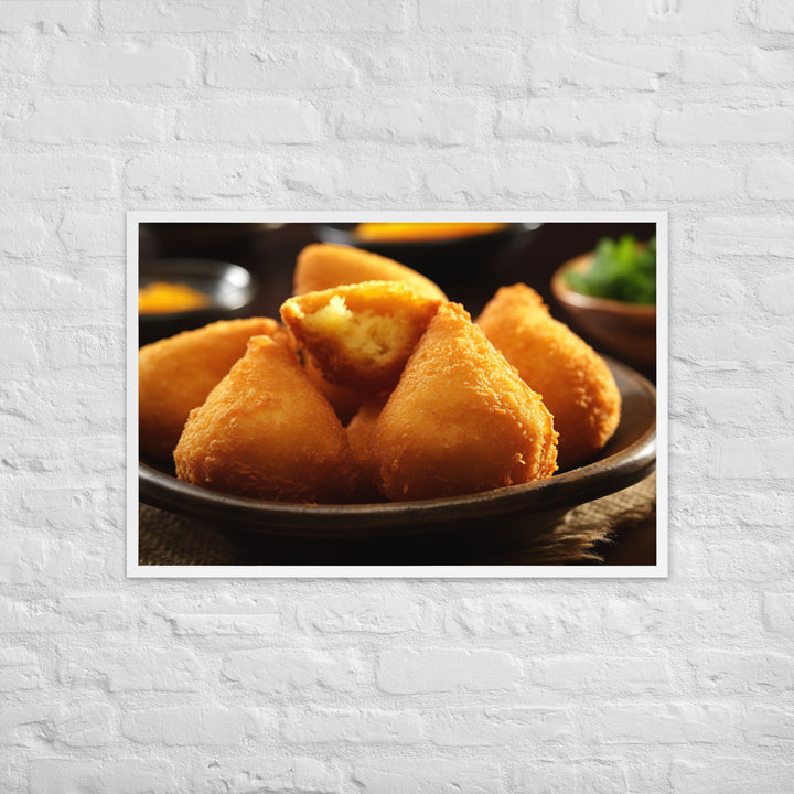 Coxinha Framed poster 🤤 from Yumify.AI