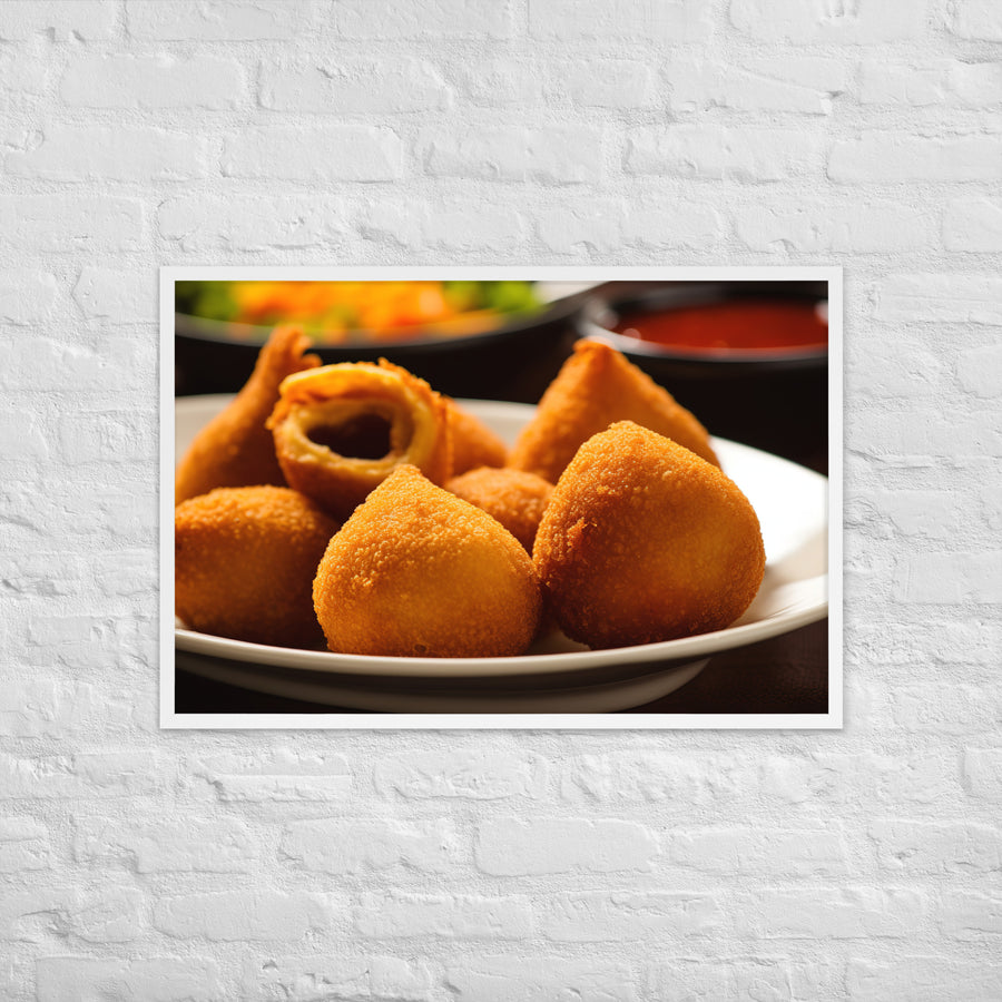 Coxinha Framed poster 🤤 from Yumify.AI