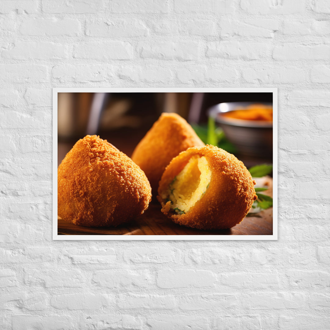 Coxinha Framed poster 🤤 from Yumify.AI