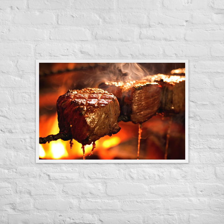 Churrasco Framed poster 🤤 from Yumify.AI