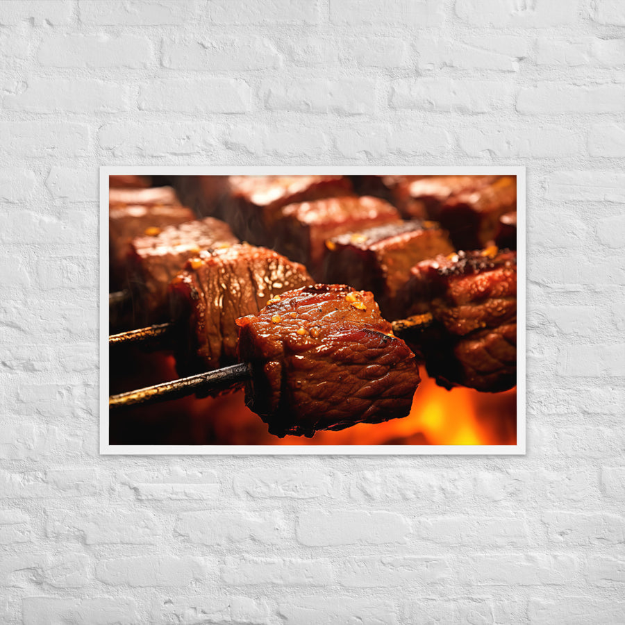 Churrasco Framed poster 🤤 from Yumify.AI