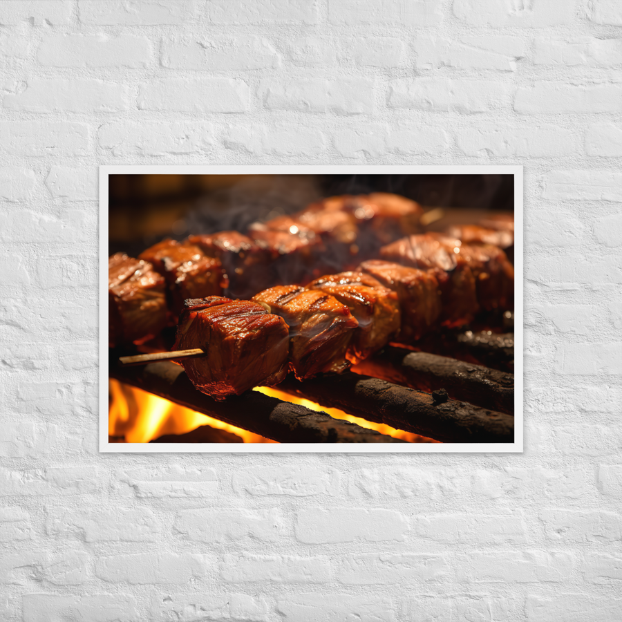 Churrasco Framed poster 🤤 from Yumify.AI
