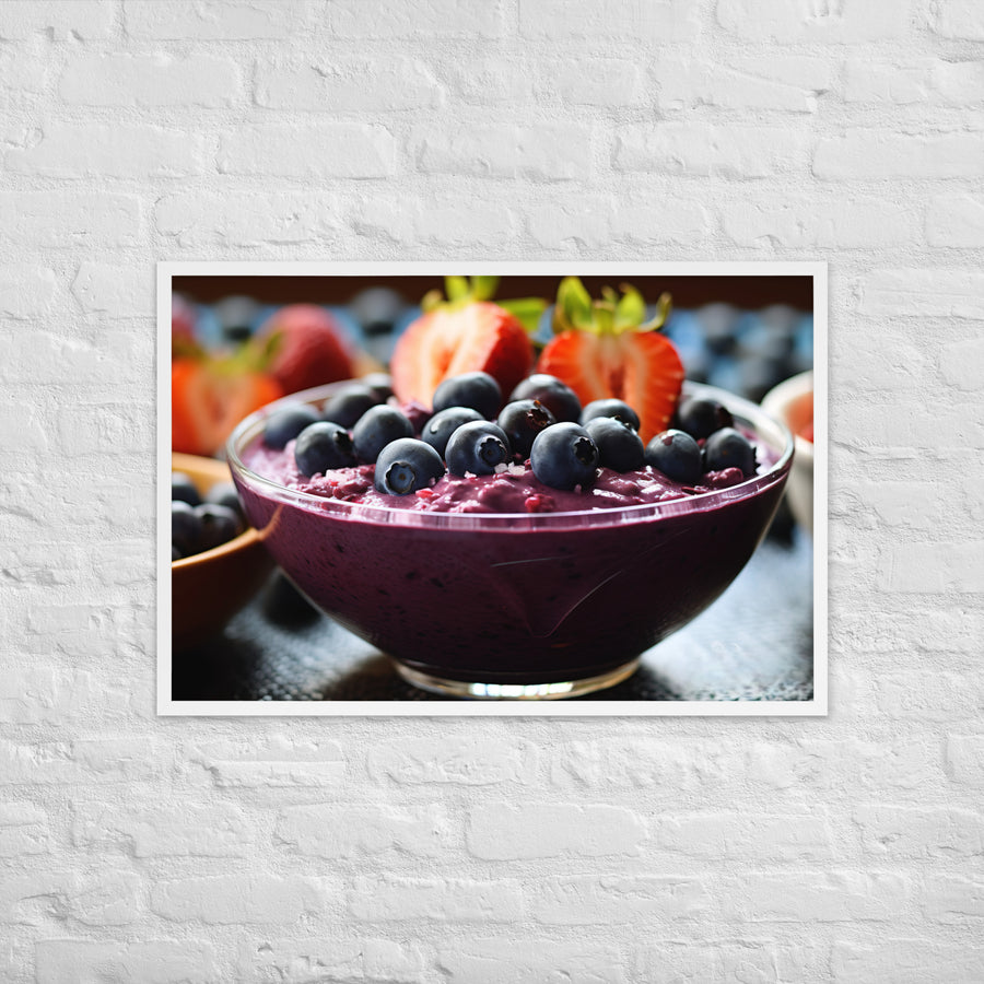 A fruit Bowl Framed poster 🤤 from Yumify.AI