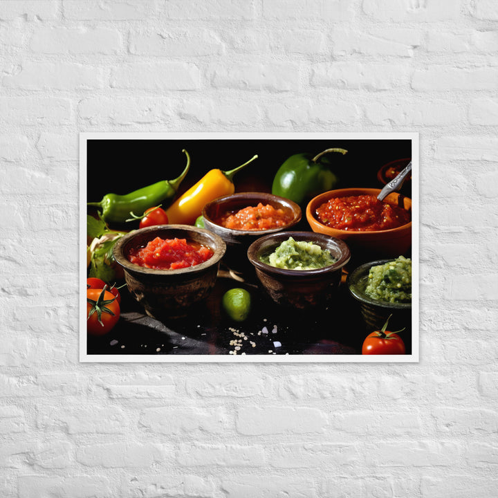 Salsa Framed poster 🤤 from Yumify.AI