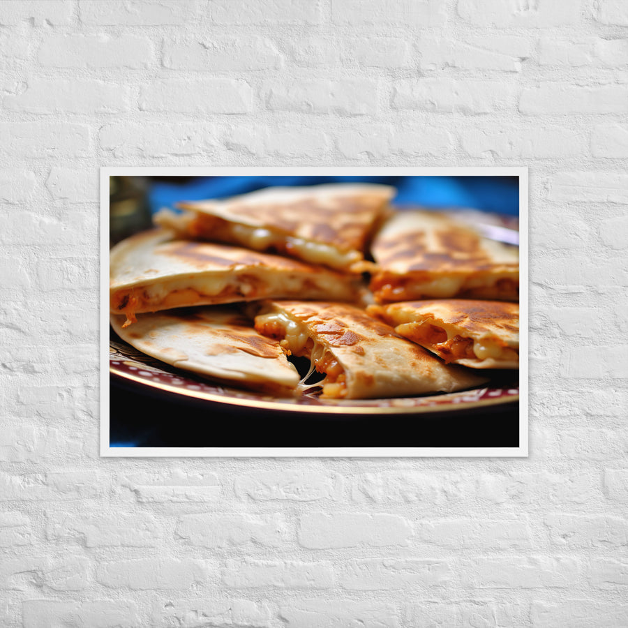 Quesadillas Framed poster 🤤 from Yumify.AI